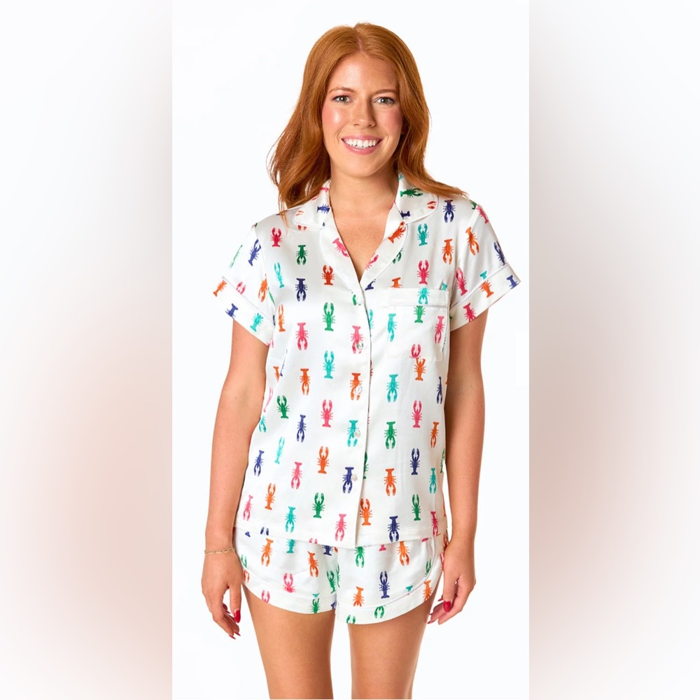 Buddy Love Aurora Pajamas Cajun Lobster  Print Size Large